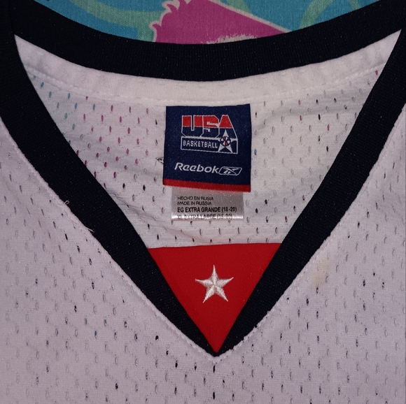 2004 Lebron James USA Olympics Vintage Swingman Basketball Jersey Authentic - Picture 6 of 9